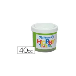 Tempera Pelikan color verde amarillo 40 cc