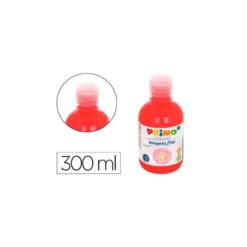 Tempera Primo Color Rojo Fluorescente 300 ml