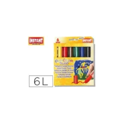 Tempera solida en barra Instant Pocket 6 uds