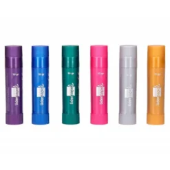 TEMPERA SOLIDA EN BARRA LIDERPAPEL ESCOLAR 10 GR CAJA DE 6 COLORES SURTIDOS