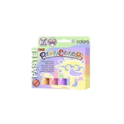 TEMPERA SOLIDA EN BARRA PLAYCOLOR PASTEL ONE CAJA DE 6 UNIDADES COLORES SURTIDOS