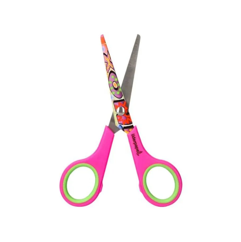 Tijera escolar hip hop marca Liderpapel 14 cm