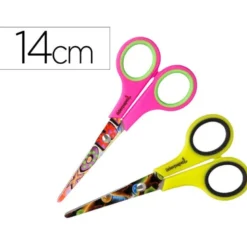 Tijera escolar hip hop marca Liderpapel 14 cm
