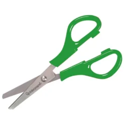 Tijera escolar Liderpapel Acero inoxidable punta redondeada 14cm