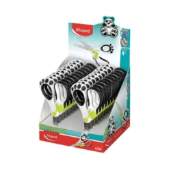 Tijera escolar maped magic up koopy 13cm con resorte para facilitar la accion del corte
