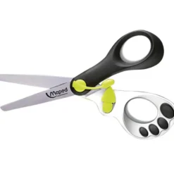 Tijera escolar maped magic up koopy 13cm con resorte para facilitar la accion del corte