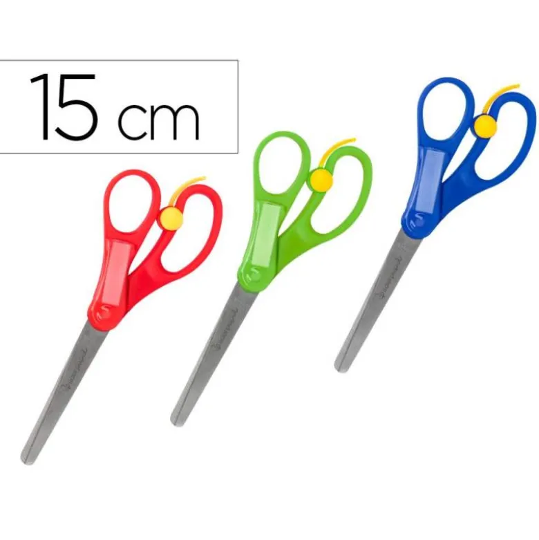 Tijera escolar marca Liderpapel 15 cm