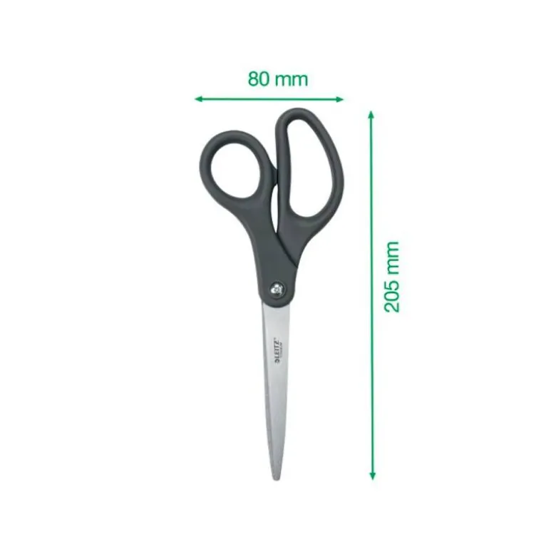 TIJERA OFICINA LEITZ 20,5 CM TITANIO COLOR GRIS OSCURO