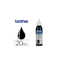 Tinta Brother Negro para sellos automaticos de 20 cc