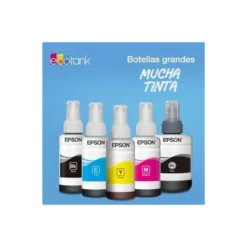 TINTA EPSON 664 COLOR AMARILLO, MAGENTA, CIAN Y NEGRO C13T664640 ECOTANK L300 / L355 / L555 / ET-2500 / ET-2550 / ET-2600