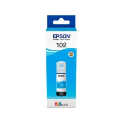 TINTA EPSON ECOTANK 102 ET-2700 / 2750 / 3700 / 3750 / 4750 BOTE DE 70 ML CIAN 6.000 PAG