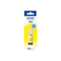 TINTA EPSON ECOTANK 102 ET-2700 / 2750 / 3700 / 3750 / 4750 BOTE DE 70 ML AMARILLO 6.000 PAG