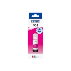 TINTA EPSON ECOTANK 104 ET-2710 / 2711 / 2712 / 2720 / 2726 / 4700 MAGENTA 7500 PAGINAS