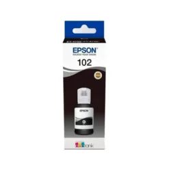 TINTA EPSON ECOTANK 102 ET-2700 / 2750 / 3700 / 3750 / 4750 BOTE DE 127 ML NEGRO 7.500 PAG
