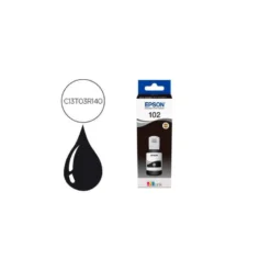 TINTA EPSON ECOTANK 102 ET-2700 / 2750 / 3700 / 3750 / 4750 BOTE DE 127 ML NEGRO 7.500 PAG