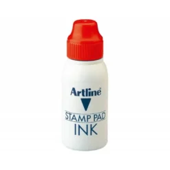 Tinta tampon marca Artline rojo de 50 cc