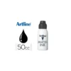 Tinta tampon marca Artline negro de 50 cc