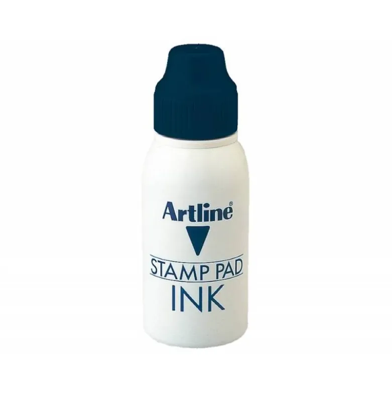 Tinta tampon marca Artline negro de 50 cc