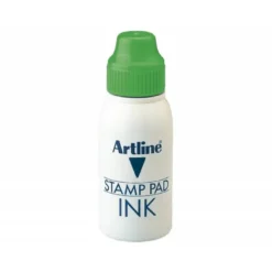 Tinta tampon marca Artline verde de 50 cc