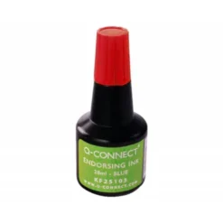 Tinta tampon Q-connect rojo de 28 ml