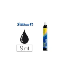 Tinta china negra con cargador Pelikan