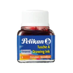 Tinta china pelikan bermellon bote de 10 ml.