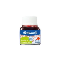 Tinta china pelikan bermellon bote de 10 ml.
