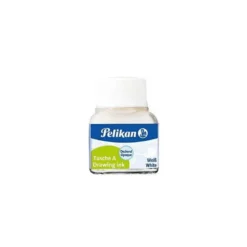 TINTA CHINA PELIKAN BLANCO BOTE DE 10 ML