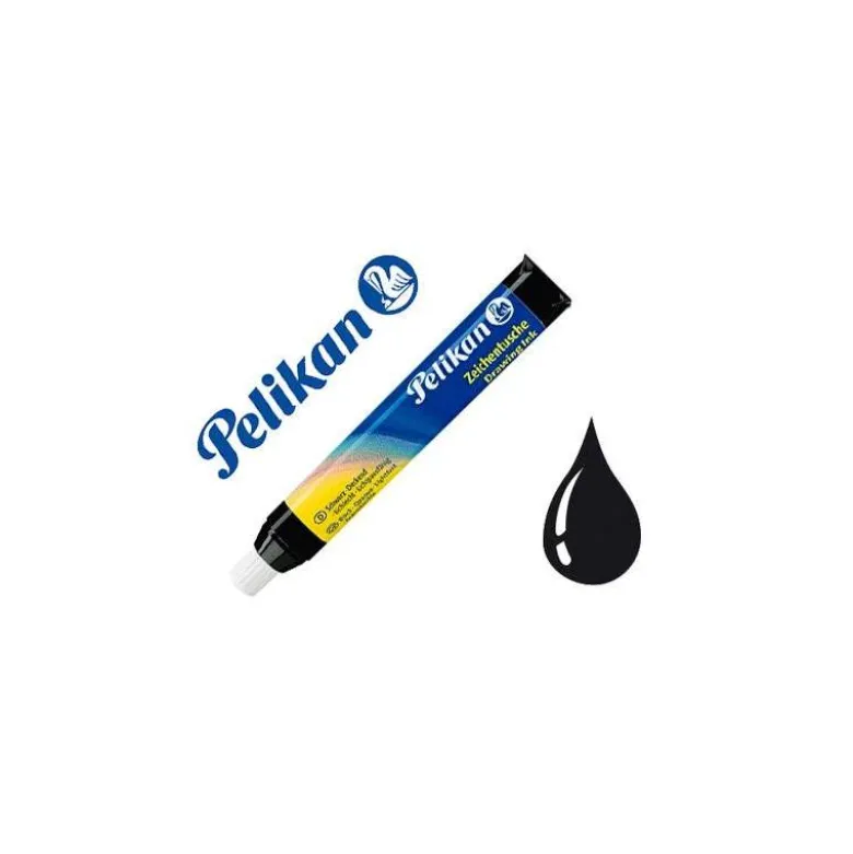 TINTA CHINA PELIKAN NEGRO CARGADOR 9 ML BLISTER DE 1 UNIDAD