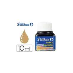 Tinta china pelikan sepia bote de 10 ml.