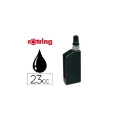 Tinta china rotring negra -frasco de 23 cc