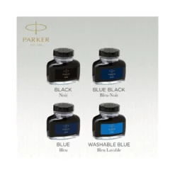 Tinta estilografica marca Parker Azul Permanente