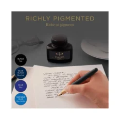 Tinta estilografica marca Parker Azul Permanente