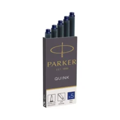 Tinta estilografica parker azul real caja de 5 cartuchos