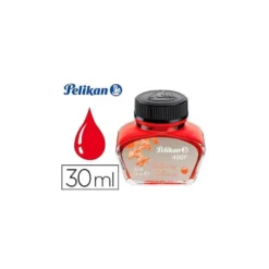 TINTA ESTILOGRAFICA PELIKAN 4001 ROJO BRILLANTE BOTE 30 ML