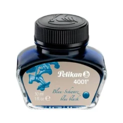TINTA ESTILOGRAFICA PELIKAN 4001 NEGRO / AZUL FRASCO 30 ML