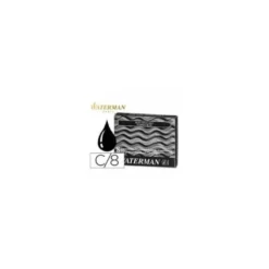 Tinta estilografica waterman serenity blue caja de 8 cartuchos standard largos