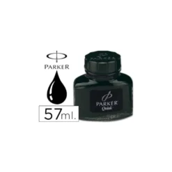 Tinta estilográfica marca Parker Negra