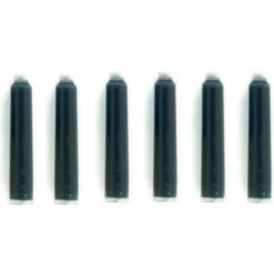 Tinta para plumas pelikan negra caja 6 cartuchos