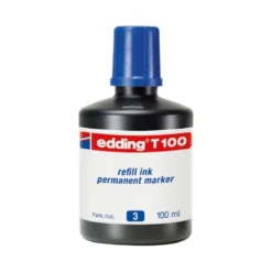 Tinta permanente rotulador Edding T-100 color azul