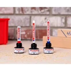 TINTA ROTULADOR EDDING MTK25 CON SISTEMA CAPILAR COLOR AZUL FRASCO DE 25 ML