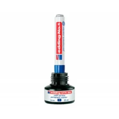 TINTA ROTULADOR EDDING MTK25 CON SISTEMA CAPILAR COLOR NEGRO FRASCO DE 25 ML