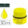 TINTA ROTULADOR FABER CASTELL TEXTLINER FLUORESCENTE 1549 CON SISTEMA CAPILAR COLOR AMARILLO FRASCO DE 30 ML