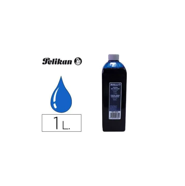 TINTA TAMPON PELIKAN AZUL BOTE 1 LITRO