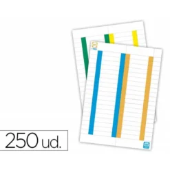 Tira de papel para visores pretroquelada
