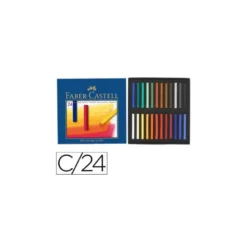 Tiza Faber Castell 24 unidades colores surtidos