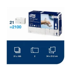 Toalla de papel secamanos Tork Xpress de 34x21,2 cm