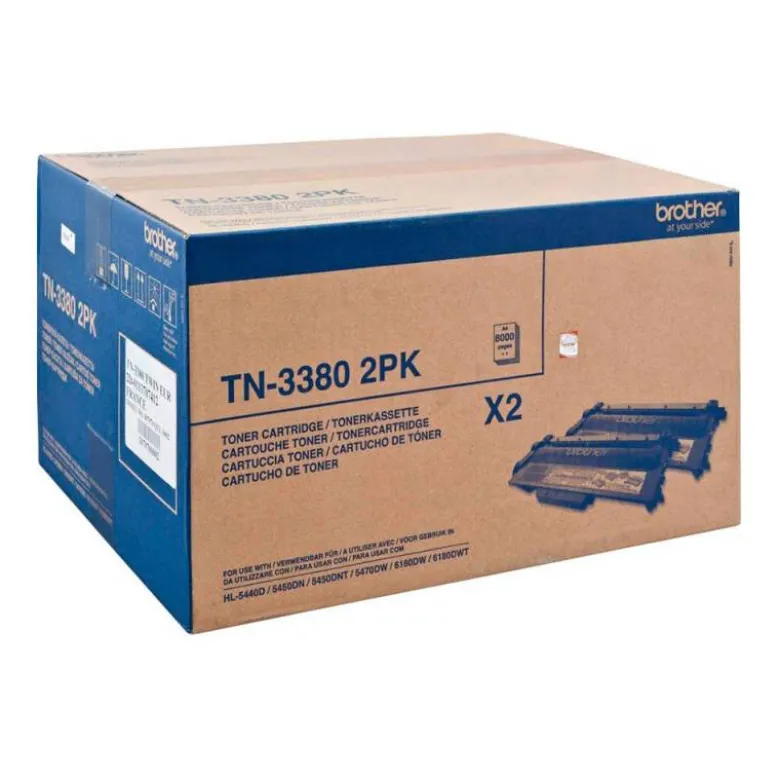 TONER BROTHER HL5440D / 5450DN / 5470DW 16000 PAG 2 PACK NEGRO