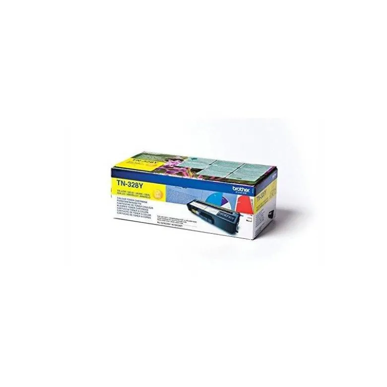 TONER BROTHER LASER TN328Y AMARILLO ALTA CAPACIDAD 6000 PAGINAS