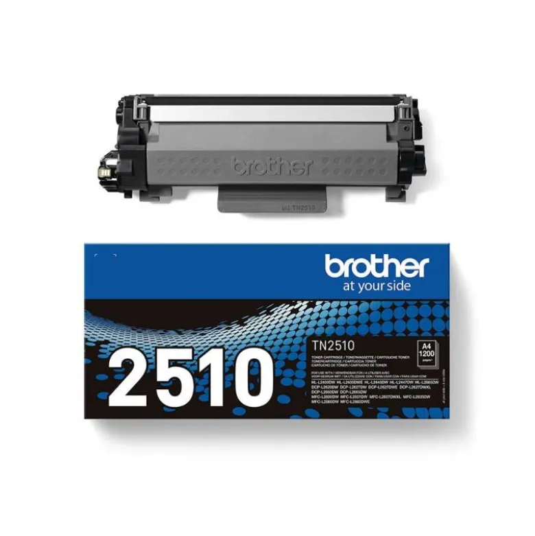 TONER BROTHER TN2510 MFC-L2860DWE / L2627DWE / L2400DWE NEGRO 1200 PAGINAS